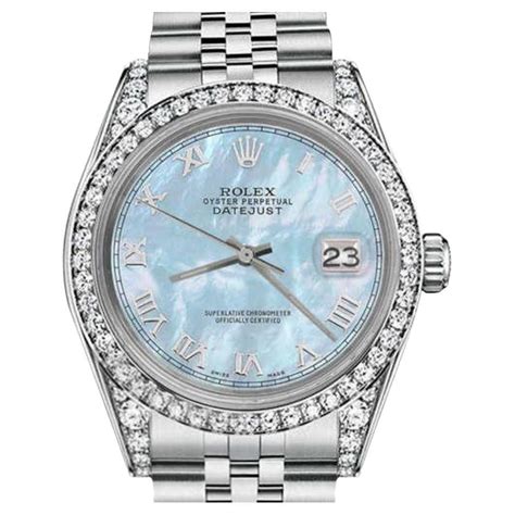 rolex baby blue face